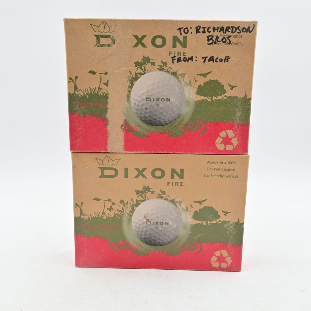 Dixon Fire Eco-Friendly Golf Balls 2 Dozen 24-Pack Brand New NIB